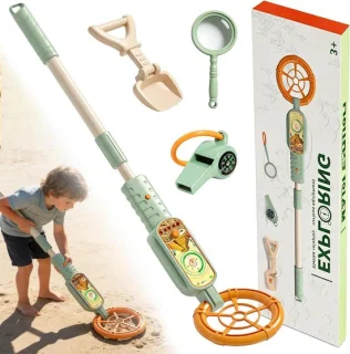 Metaaldetector kinderen - schatzoeker detector in het groen