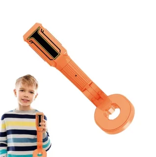 Metaaldetector kinderen schatzoeker speelgoed - opvouwbaar lichtgewicht - oranje