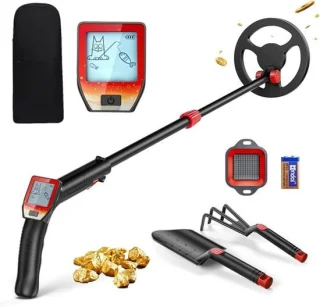 Metaaldetector kinderen schatzoeker tool - rood