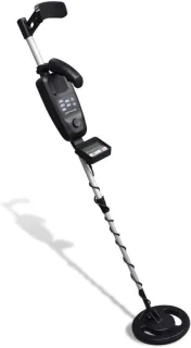 Metaaldetector LCD - Schatzoeker - waterdichte zoekschijf Ø20 cm - zwart