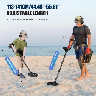 Metaaldetector Lichtblauw