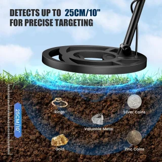 Metaaldetector Lichtblauw