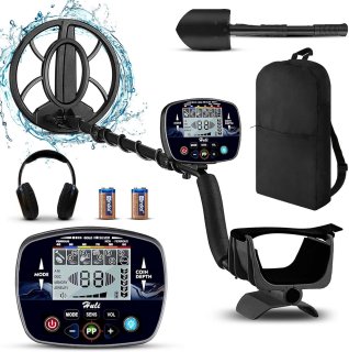 De Metaaldetector met LCD-display in één oogopslag