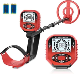 Metaaldetector met lcd-scherm en waterdichte zoekspoel