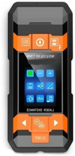 Metaaldetector muurscanner bedrading detector zwart