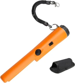 Metaaldetector pen - 24.6 cm - oranje