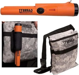 Metaaldetector pinpointer 25.4 cm oranje