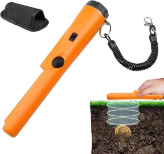 Metaaldetector pinpointer handdetector oranje