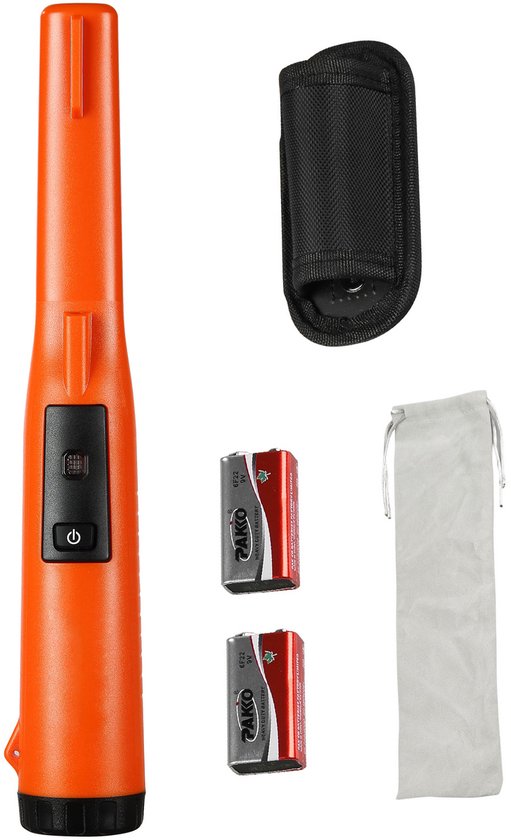Metaaldetector Pinpointer IP68 Waterdicht 4,5 Inch met Holster en Batterij review
