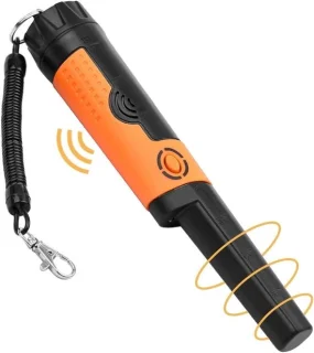 Metaaldetector pinpointer oranje zwart