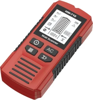 Metaaldetector pinpointer rood 17.4 cm