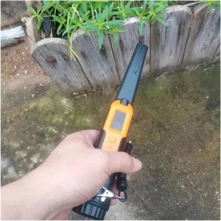 Metaaldetector pinpointer, volledig waterdicht, oranje zwart