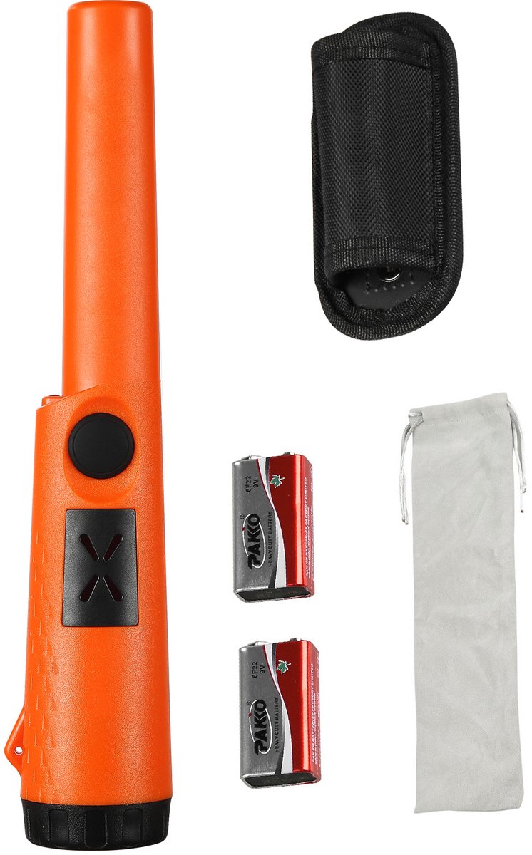 De Metaaldetector Pinpointer Waterdicht met Holster en Tas in één oogopslag
