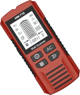 Metaaldetector Pointer - noppenzoeker - rood