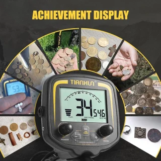 Metaaldetector Pro Plus met waterdichte spoel en hoofdtelefoon