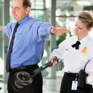Metaaldetector professional handdetector 35.5 cm meerkleurig