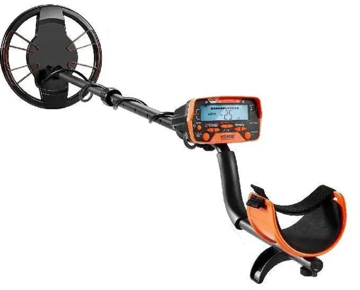 De Metaaldetector Professioneel 41-52 inch Zwart Oranje in één oogopslag