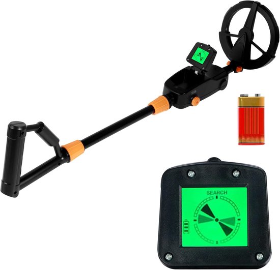 Metaaldetector professionele schatzoeker met LCD-scherm review