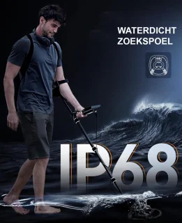 Metaaldetector Professionele Set DSP Chip 30 cm Waterdichte Spoel