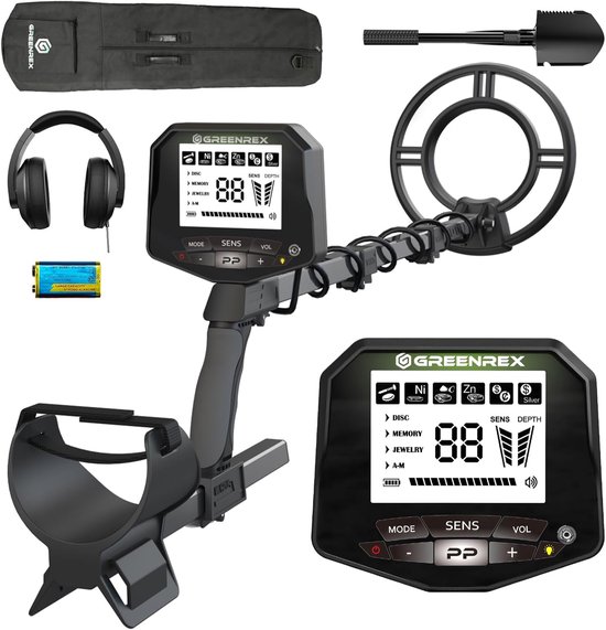 Metaaldetector professionele waterdicht LCD groot scherm
