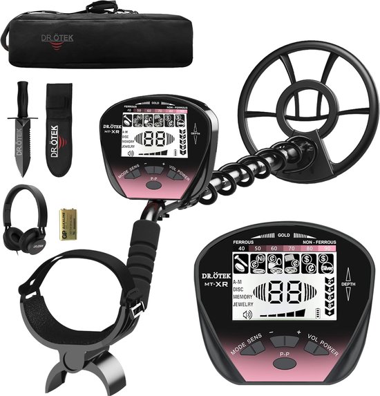 Metaaldetector Roze Kinder Set