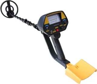 Metaaldetector schatzoeker 20 cm zwart