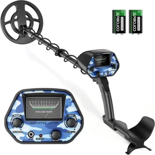 Metaaldetector - schatzoeker detector - blauw