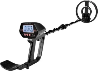 Metaaldetector schatzoeker dieptescanner 76-106 cm zwart