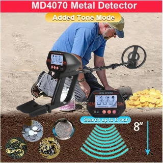 Metaaldetector schatzoeker dieptescanner - One Color