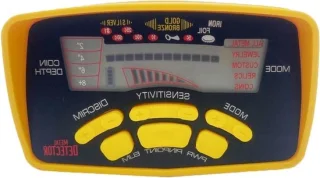 Metaaldetector schatzoeker geel