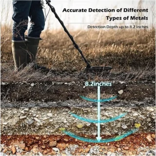Metaaldetector - schatzoeker - gouddetector