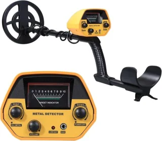 Metaaldetector schatzoeker gouddetector geel