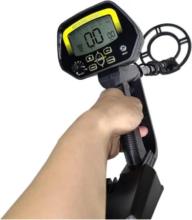Metaaldetector schatzoeker gouddetector zwart