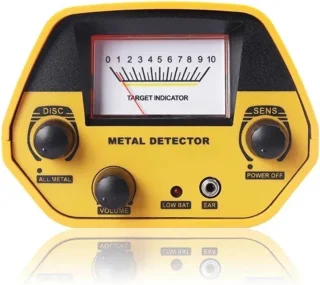 Metaaldetector Schatzoeker - Muntzoeker Goudzoeker - Schatten Vinden - Waterdichte Detectieplaat - 130 mm Gevoeligheid - One Color