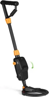 Metaaldetector schatzoeker pinpointer 155 cm grijs