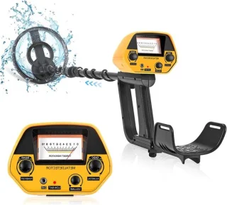 Metaaldetector schatzoeker zwart 78-108 cm