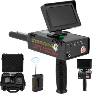 Metaaldetector schatzoeker zwart