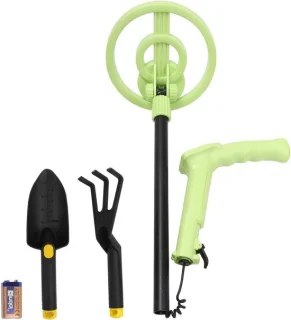 Metaaldetector set groen