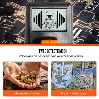 Metaaldetector Set Kind & Volwassenen met Schep, Hark en Draagtas