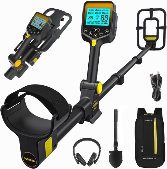 Metaaldetector set oplaadbaar waterdicht pinpoint