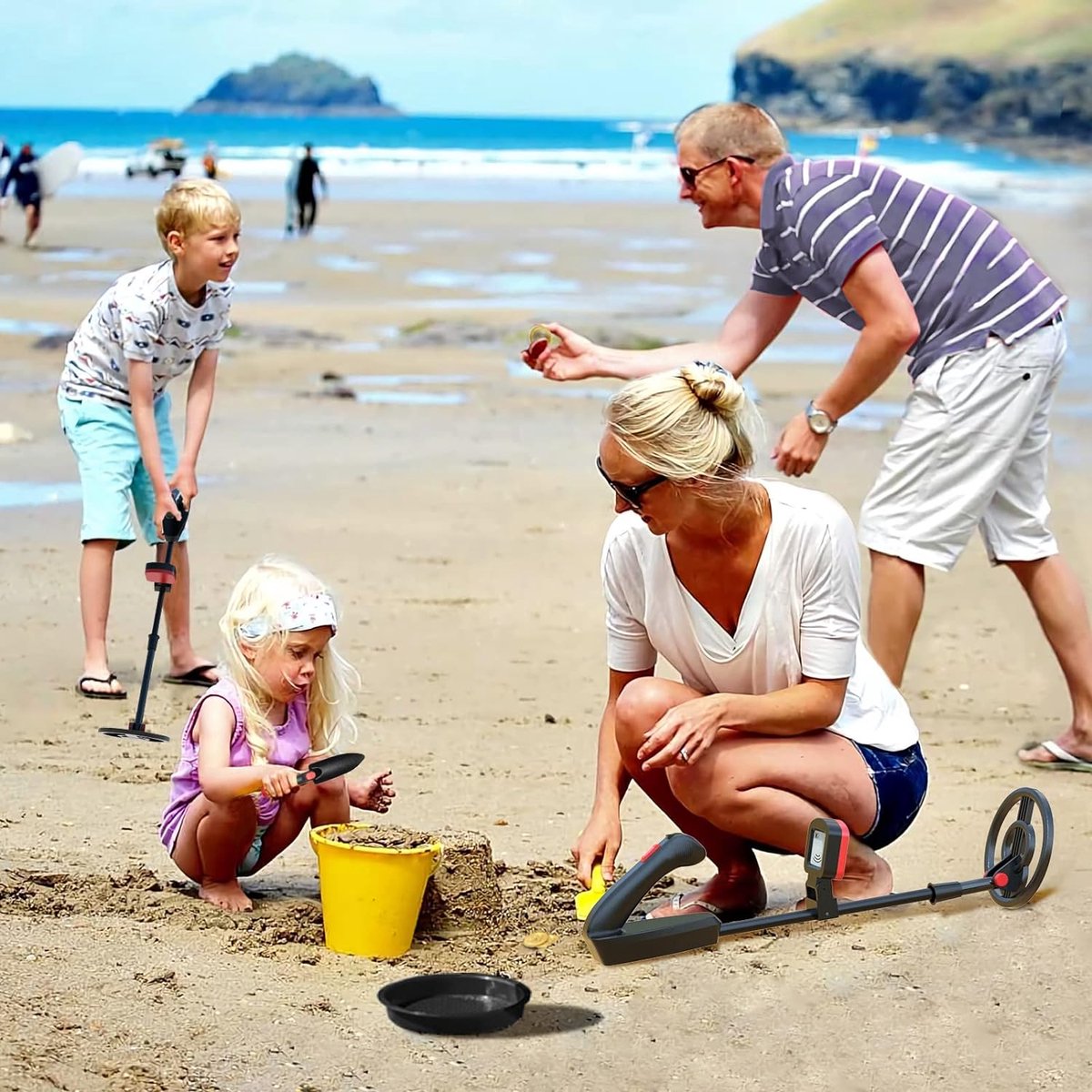 Wat vinden we goed aan de Metaaldetector set voor kinderen inclusief schep en zeef