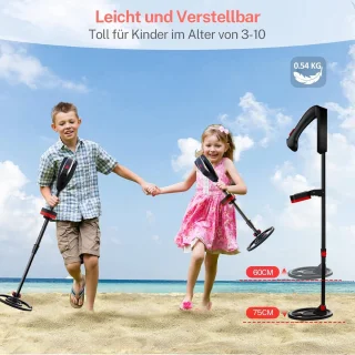 Metaaldetector set voor kinderen inclusief schep en zeef
