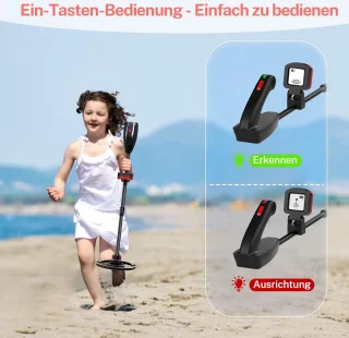 Metaaldetector set voor kinderen inclusief schep en zeef