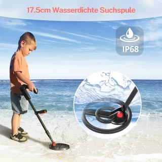 Metaaldetector set voor kinderen inclusief schep en zeef