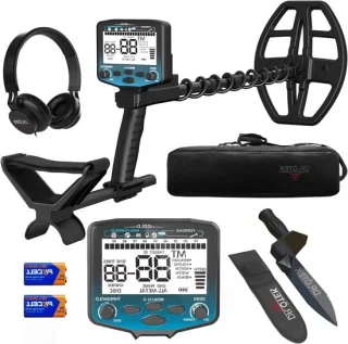 Metaaldetector set zwart