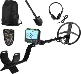 Metaaldetector set zwart