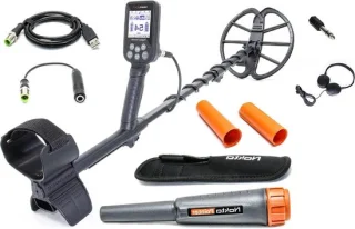 Metaaldetector set zwart