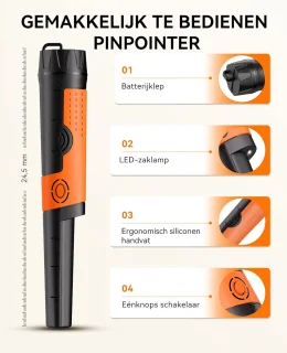 Metaaldetector Starterset met Pinpointer