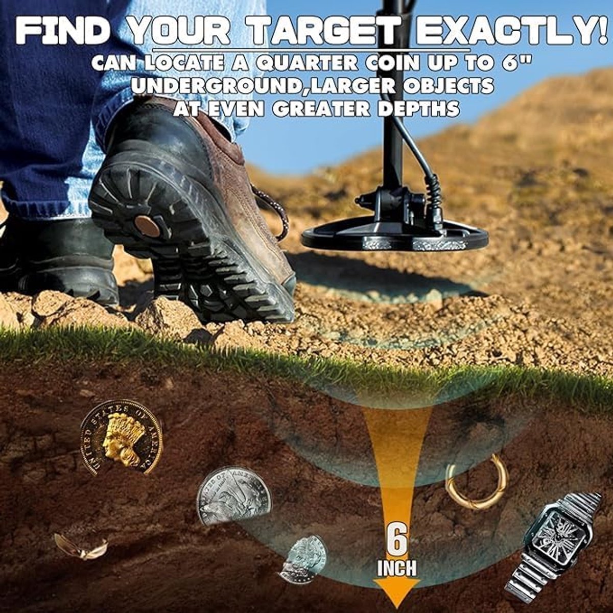 Wat vinden we goed aan de Metaaldetector Starterset Pinpointer voor Kinderen en Volwassenen Metaalspeurset