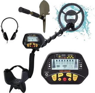 Metaaldetector verstelbaar 107-134cm met pinpointer en accessoires